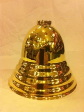 LAMP CANOPY SOLID BRASS  ANTIQUE STYLE BEE HIVE  3/4" SLIP RING LARGE SIZE