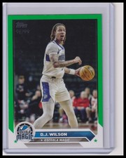 2023-24 Topps G-League D.J. Wilson Green #/99 #64 Osceola Magic