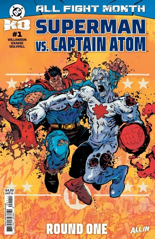 DC K.O. SUPERMAN VS CAPTAIN ATOM #1 CVR A JORGE CORONA KO (03/12/2025)