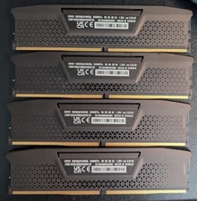 Corsair VENGEANCE® 192GB (4x48GB) DDR5 DRAM 5200MT/s CL38 Memory Kit — Black