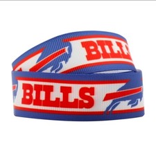 1 inch 1 yard Bills Football team Buffalo Grosgrain Ribbon 1107531