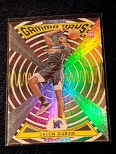 2022 Panini Chronicles Draft Picks Gamma Rays - #ZG-JDU Picks Jalen Duren (RC)