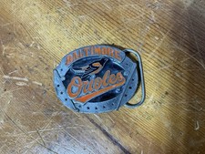 Baltimore Orioles Belt Buckle Siskiyou 1993 VINTAGE MLB Oval Metal 108 /10000