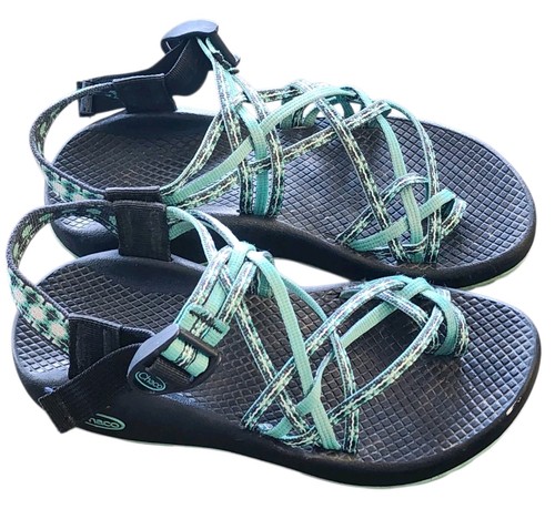 Chaco ZX/3 Classic Sandals Womens Size 8 Teal Green Blue Water Hiking Shoes