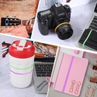 30 Pcs Silicone Rubber Bands 3 Inches Colored Rubber Band Office Supplies Elasti