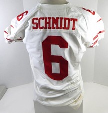2012 San Francisco 49ers Colton Schmidt #6 Game Issued White Jersey 44 DP26862