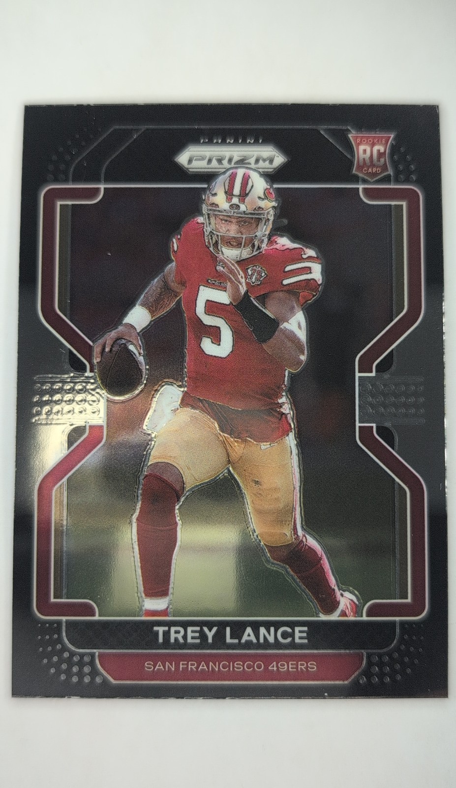 2021 Panini Chronicles - Prizm Black Trey Lance #PB-4 Silver Prizm (RC)