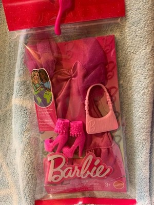 Barbie   Dress   -  Purse -  Shoes  Genuine Mattel Items NRFP