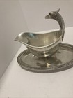 Christofle Malmaison Eagle  Gravy Boat Sauce Silver Plate Boat French Empire — photo 9