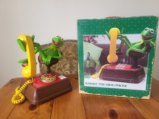 1983 Muppet Kermit the Frog Phone TEIF 8030 ATC American Telecommunications Corp