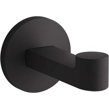 Kohler K-78378-BL Components Robe Hook, Matte Black