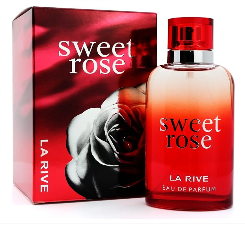 LA RIVE SWEET ROSE EAU DE PARFUM FOR WOMEN 90ml EDP Florial-Fruity Fragrance