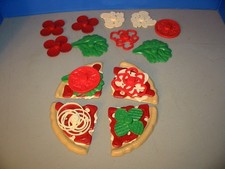 Green Toys Children's Play Food Plastic Kitchen Set Pizza Sandwich