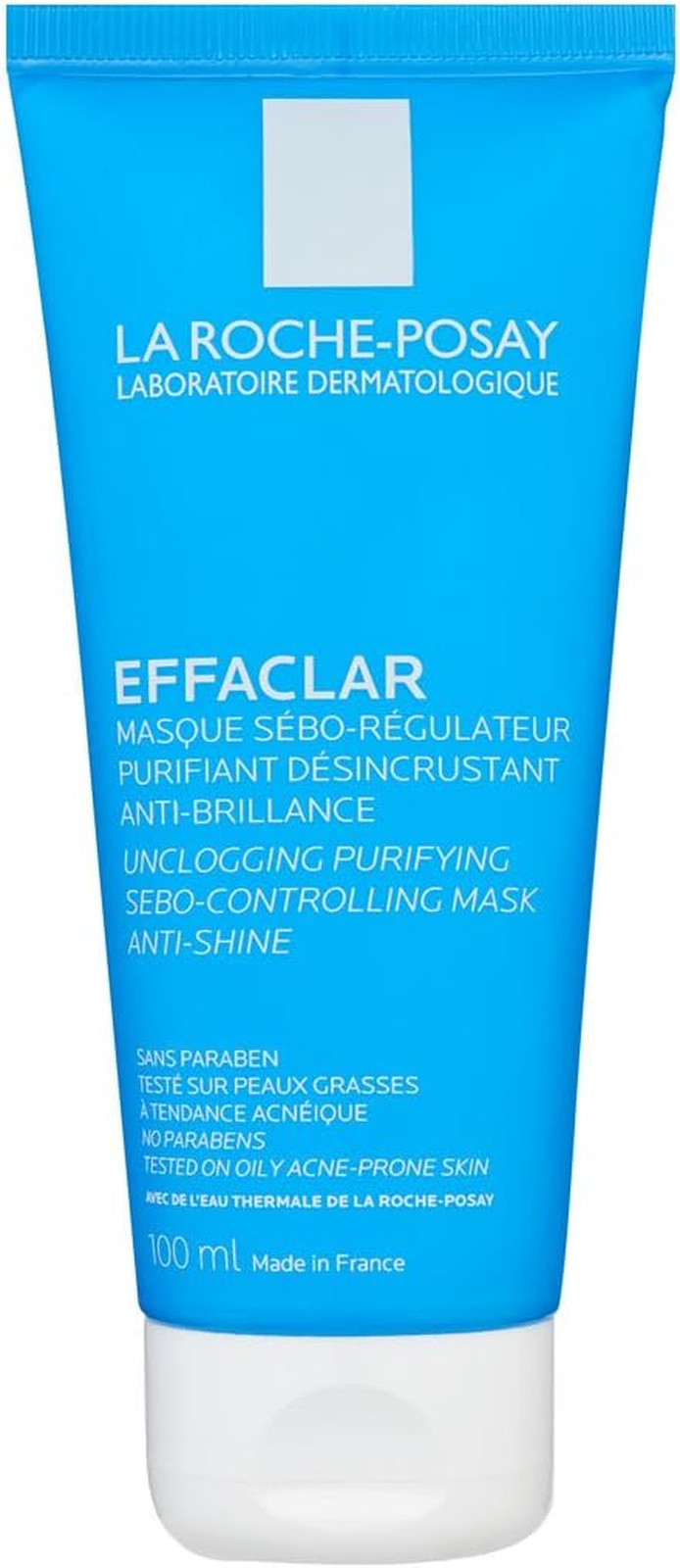 La Roche-Posay Effaclar, Maschera Viso Sebo-Regolatrice, Unisex, Pelle Pulita E 