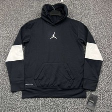 Air Jordan Dri-Fit Hoodie Youth Boys Large Fleece Pullover Long Sleeve New L