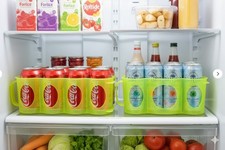 8x Kühlschrank-Organizer 2er Set für Flaschen & Tuben Kühlschrank Ordnung B2B