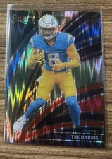 2025 Panini Select- TRE HARRIS #201 Red/Black Prizm Shock Club Level | Chargers 