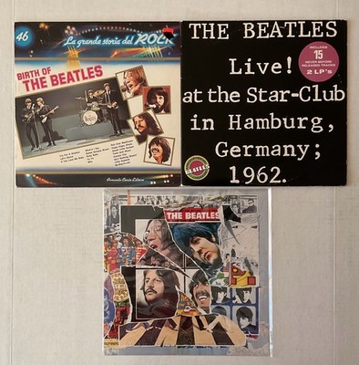 THE BEATLES 2 LP LOT - LIVE! AT THE STAR CLUB/BIRTH OF THE BEATLES VINYL+ EXTRA