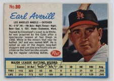 1962 Post Earl Averill Jr #80 0nr3