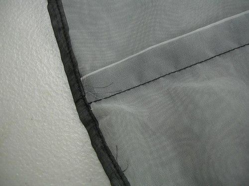 Women's M Vtg 1940's Penny Potter Black Sheer Top Blouse Ruffled Victorian Look - Picture 15 of 17