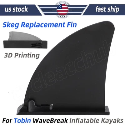 Skeg Replacement Fin For Tobin Wavebreak Inflatable Kayak Enhances Stability PLA