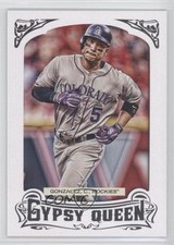 2014 Topps Gypsy Queen Retail White Framed Carlos Gonzalez #207 1b7