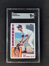 1984 Topps - Don Mattingly #8 (RC) - SGC 9 Mint
