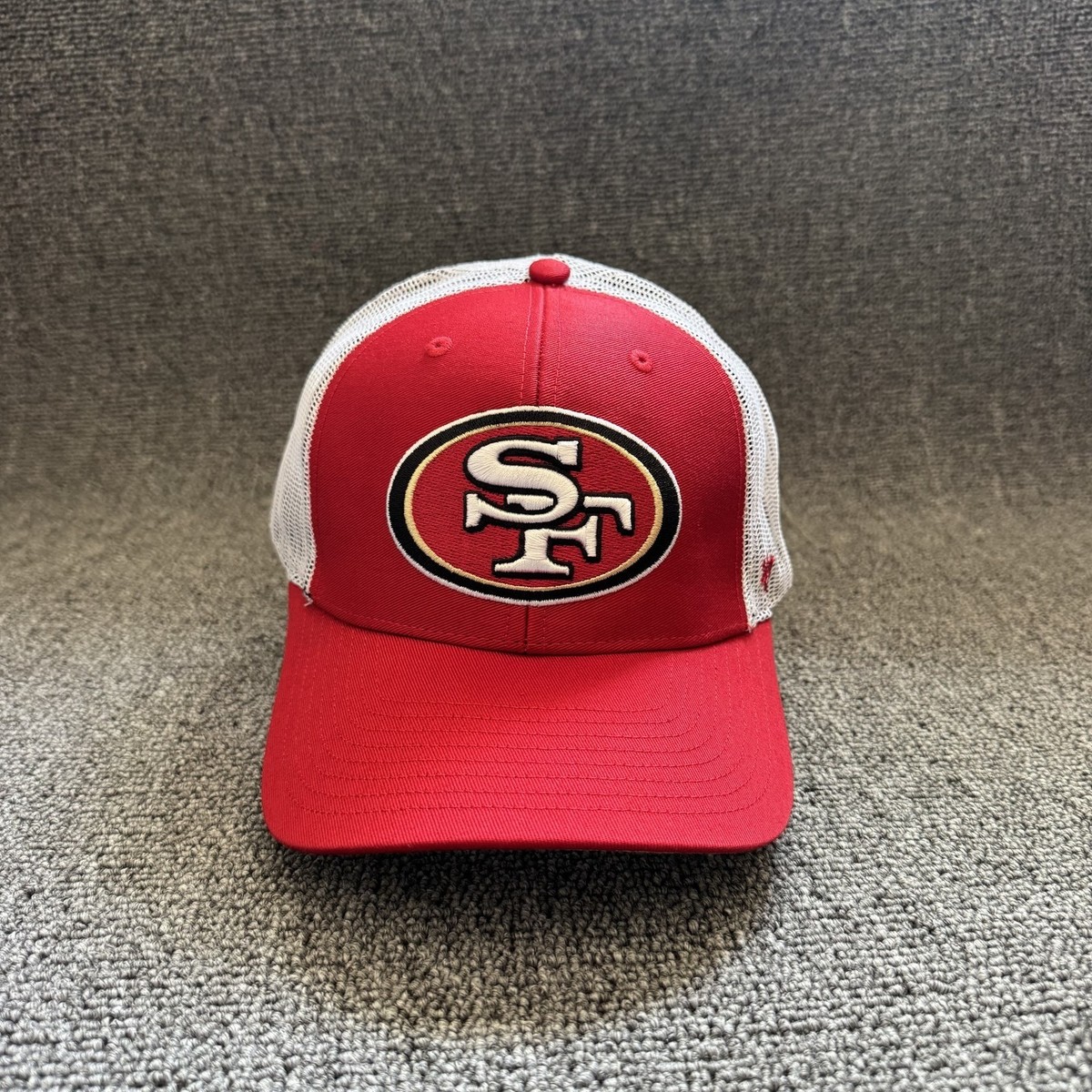'47 Brand San Francisco 49ers Trucker Snapback Red White One Size Hat