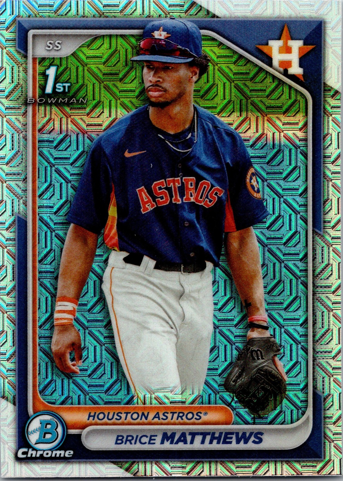 2024 Bowman #BCP-69 Brice Matthews Chrome Prospects Mojo Refractors