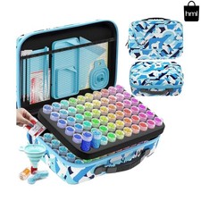 Effortlessly Organized 120 Slot Diamond Painting Storage with Dual Zipper Safety