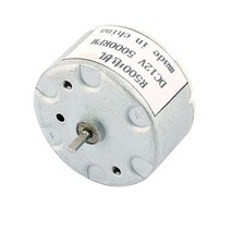 motore CC magnetico R500 DC 12V 5000rpm piatto albero cilindrico Micro Modello