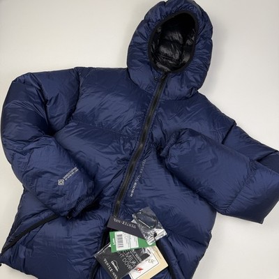 Dimito Eider X Vertex Goretex 23 Easy HD Down Puffer Hooded Ski Jacket Navy S