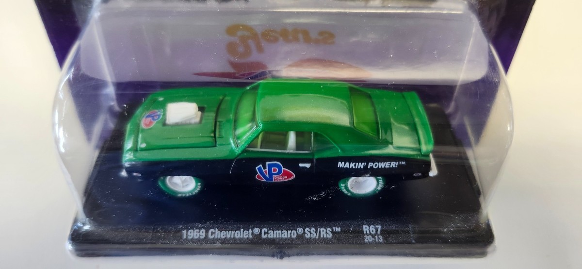 Greenlight 1:64 1969 Chevrolet Camaro Pace Car North Wilkesboro Speedway, Diecast, Nuovo