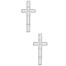 2pcs Cross Shape Flower Frame Garland Making Frame DIY Wreath Making Supplies