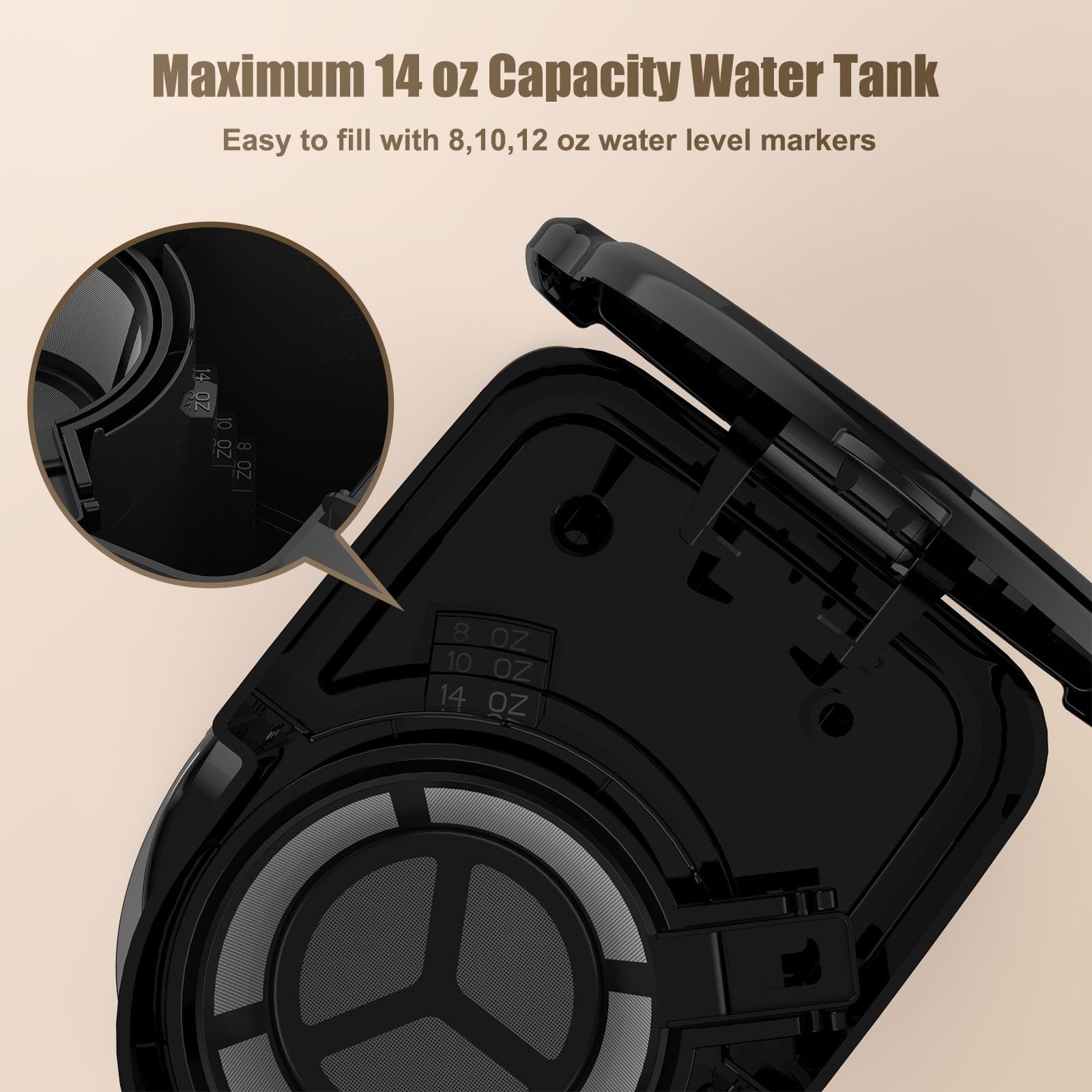 Single Serve Coffee Maker, Programable Single-Serve Brewers, Timer Auto Start...