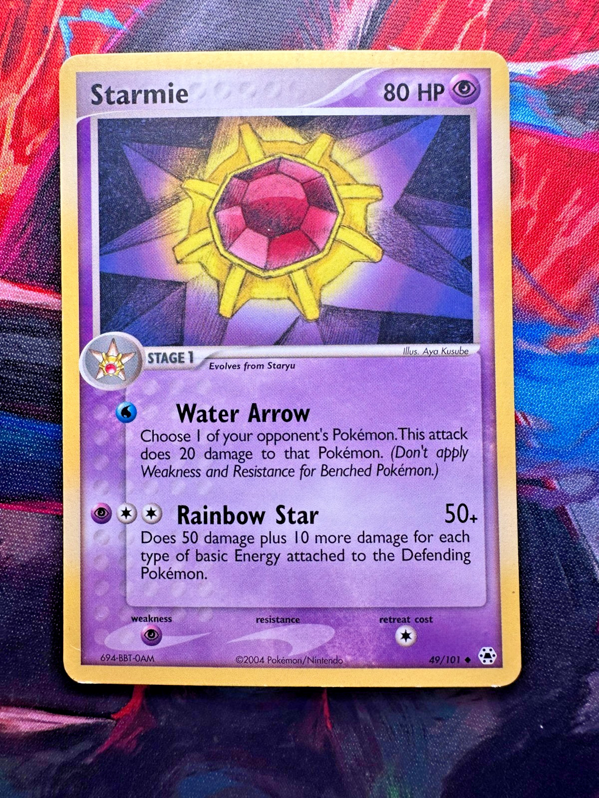 Starmie 49/101 Hidden Legends - Rare - Non Holo - Lightly Played - Pokemon