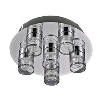 Chrom Durchsichtig Moderne Deckenlampe Deckenleuchte 6X5,5W/Led 26X10 [Cm]