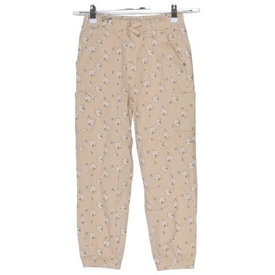 Y.F.K, Cargohose, Größe: 128, Beige/Weiß, Baumwolle/Elasthan, Blumen #WgU