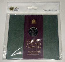 2020 Royal Mint Withdrawal from the EU Brexit 50p Fifty Pence Coin Pack Sealed