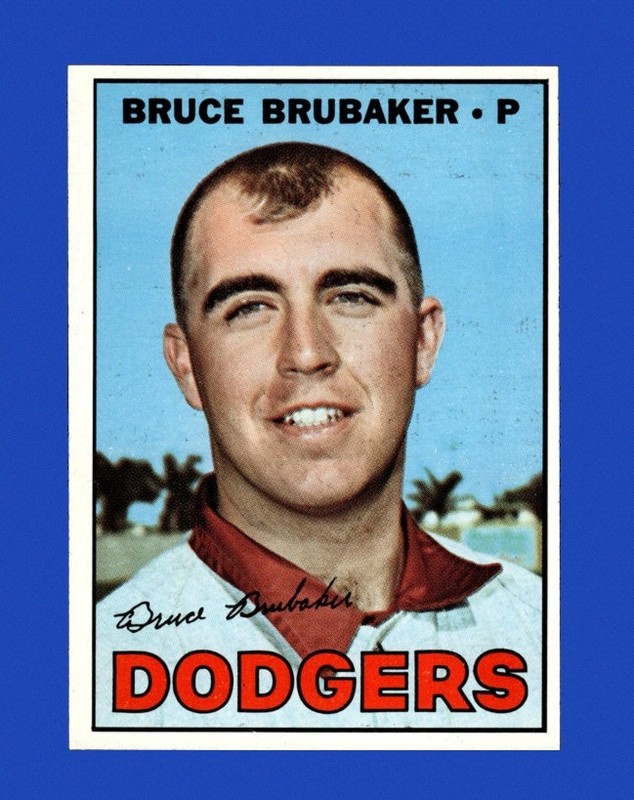 1967 Topps Set-Break #276 Bruce Brubaker EX-EXMINT *GMCARDS*