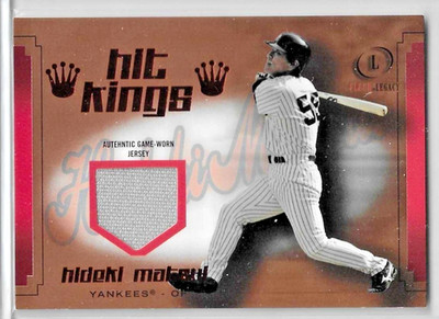 HIDEKI MATSUI  2004 Fleer Legacy #HK/HM  HIT KINGS COPPER JERSEY  NY Yankees