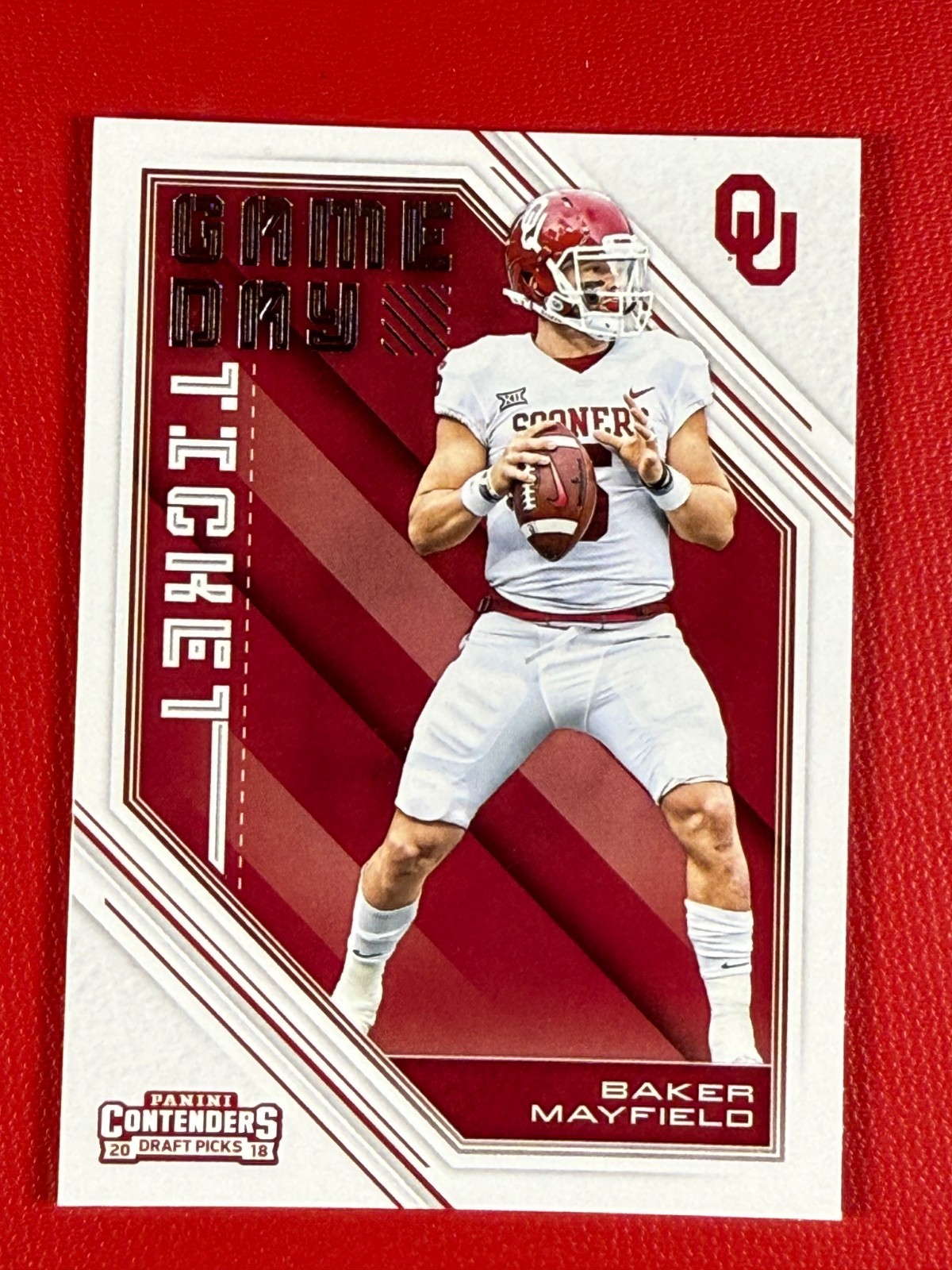 2018 Panini Contenders DP - Baker Mayfield #24 Game Day Ticket