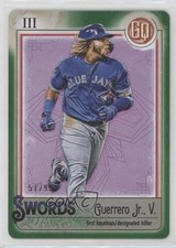 2021 Gypsy Queen Tarot of the Diamond Green 57/99 Vladimir Guerrero Jr 00d2