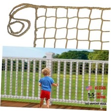 Safety Rope Net Kids Pet Stairs Balcony Railings Protection Rope 3.3x19.7ft