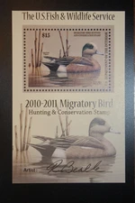 2010 Federal Duck Stamp Mini-Sheet - RW77b
