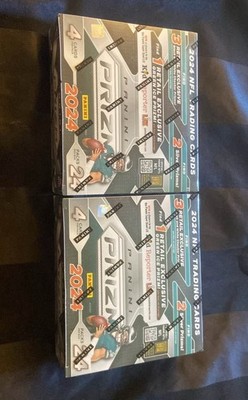 (2) 2024 Panini Prizm NFL Football Factory Sealed 24 Pack Retail Box
