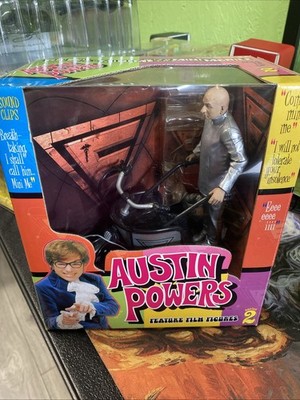 Austin Powers McFarlane Figure Dr. Evil & Mini Me with Mini Mobile Loose In Box