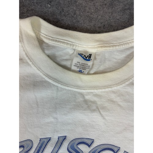 Vintage 90s Y2K Busch Light Beer Graphic Tee T-Shirt Mens XL Streetwear Retro - Picture 3 of 5