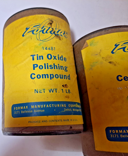 3 Vintage Formax Rare Polishing Compound 1 LB Can Collectible - Picture 2 of 3