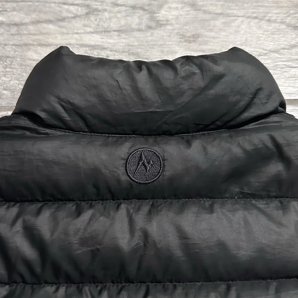 Marmot Hype Down Puffer Jacket Women's Black 700 Duck Down Fill Zip Coat Size M - Image 4 of 4